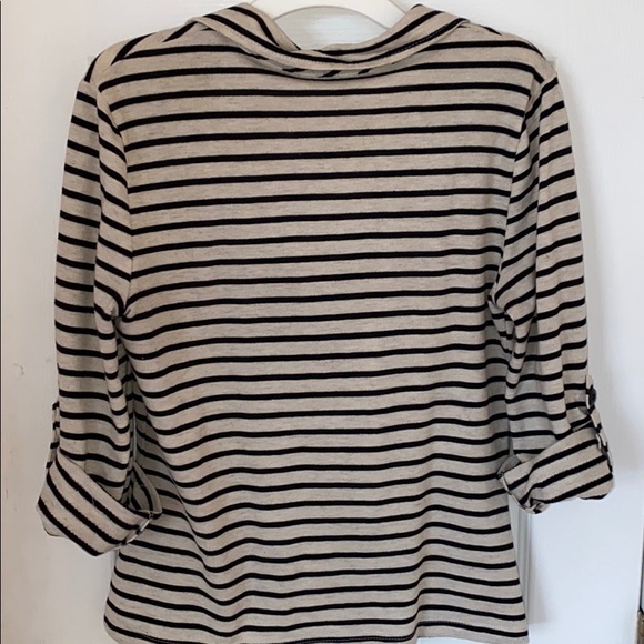 Cotton Striped Blazer - Picture 5 of 5